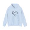 Personalized heart Mother's Day Custom Unisex Heavy Blend™ Hooded Sweatshirt