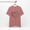 Custom Heart Mothers Day Unisex Jersey Short Sleeve Tee
