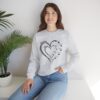 Personalized Mother's Day Heart Customized Unisex Heavy Blend™ Crewneck Sweatshirt