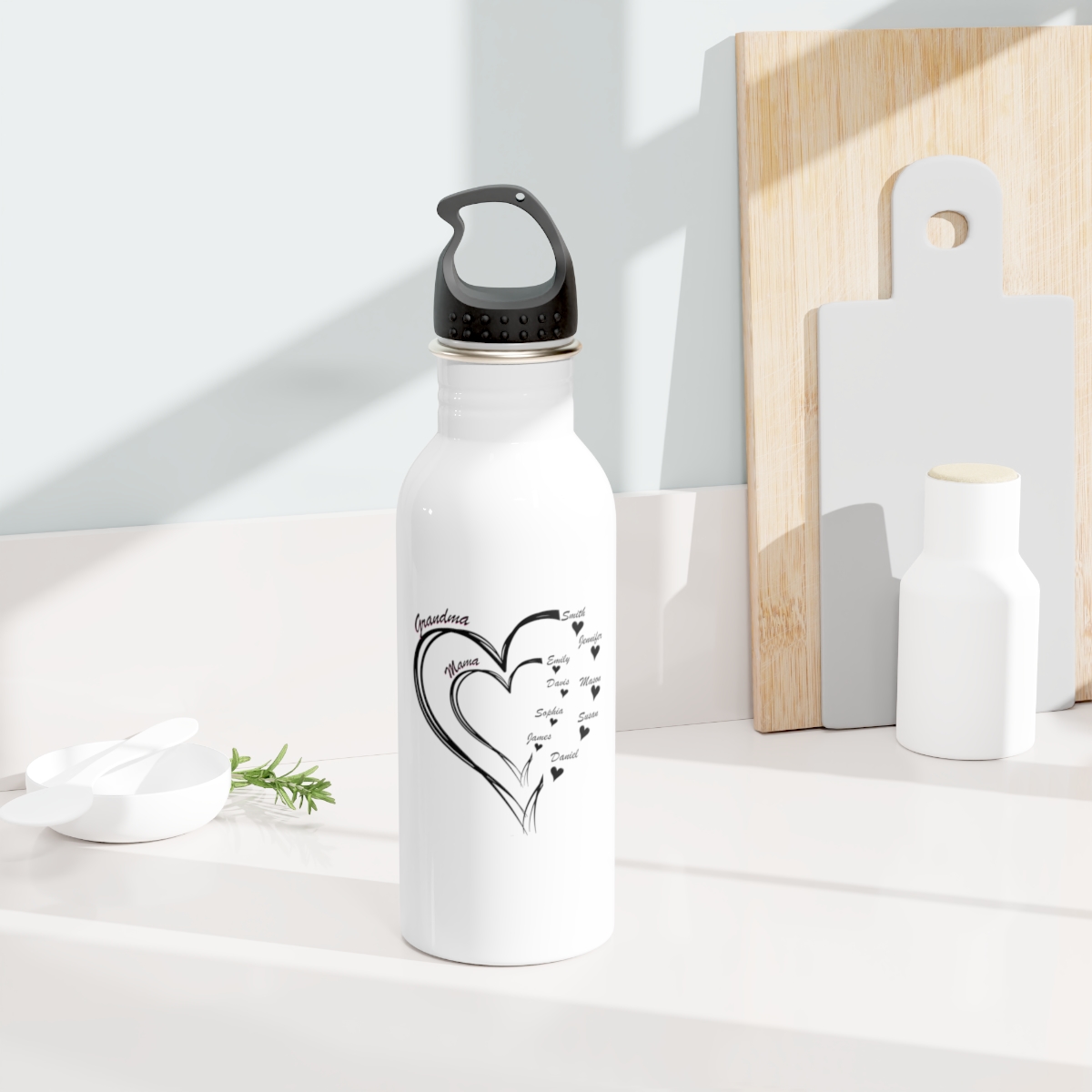Personalized Mothers Day Stainless Steel Custom Water Bottle