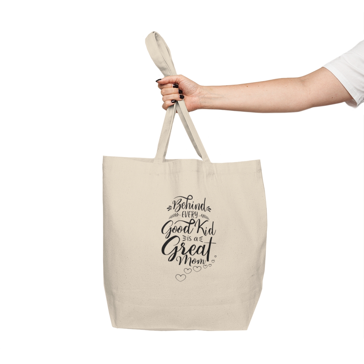 Mothers Day Canvas Shopping Tote