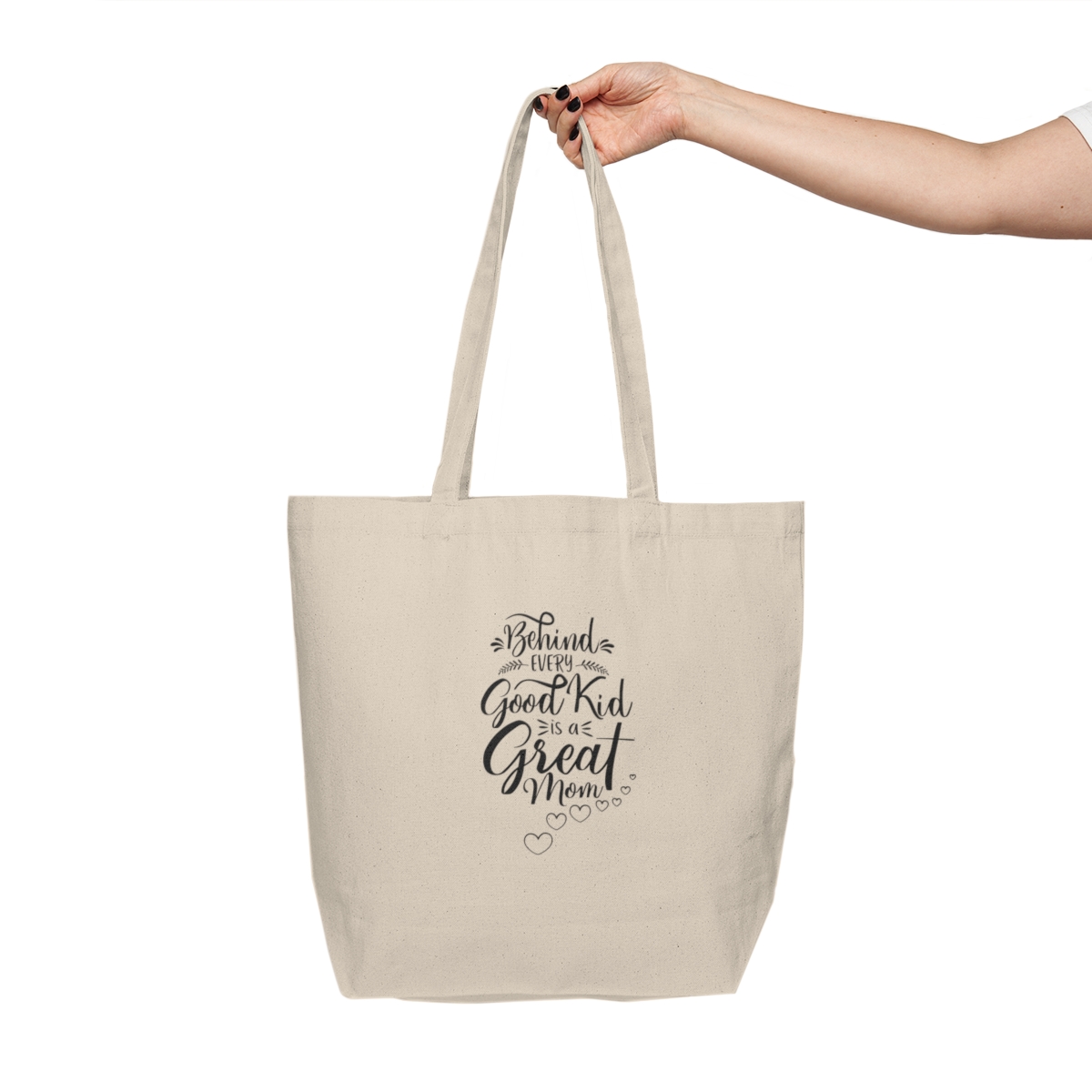 Mothers Day Canvas Shopping Tote