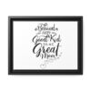 Mother's Day Matte Canvas, Black Frame