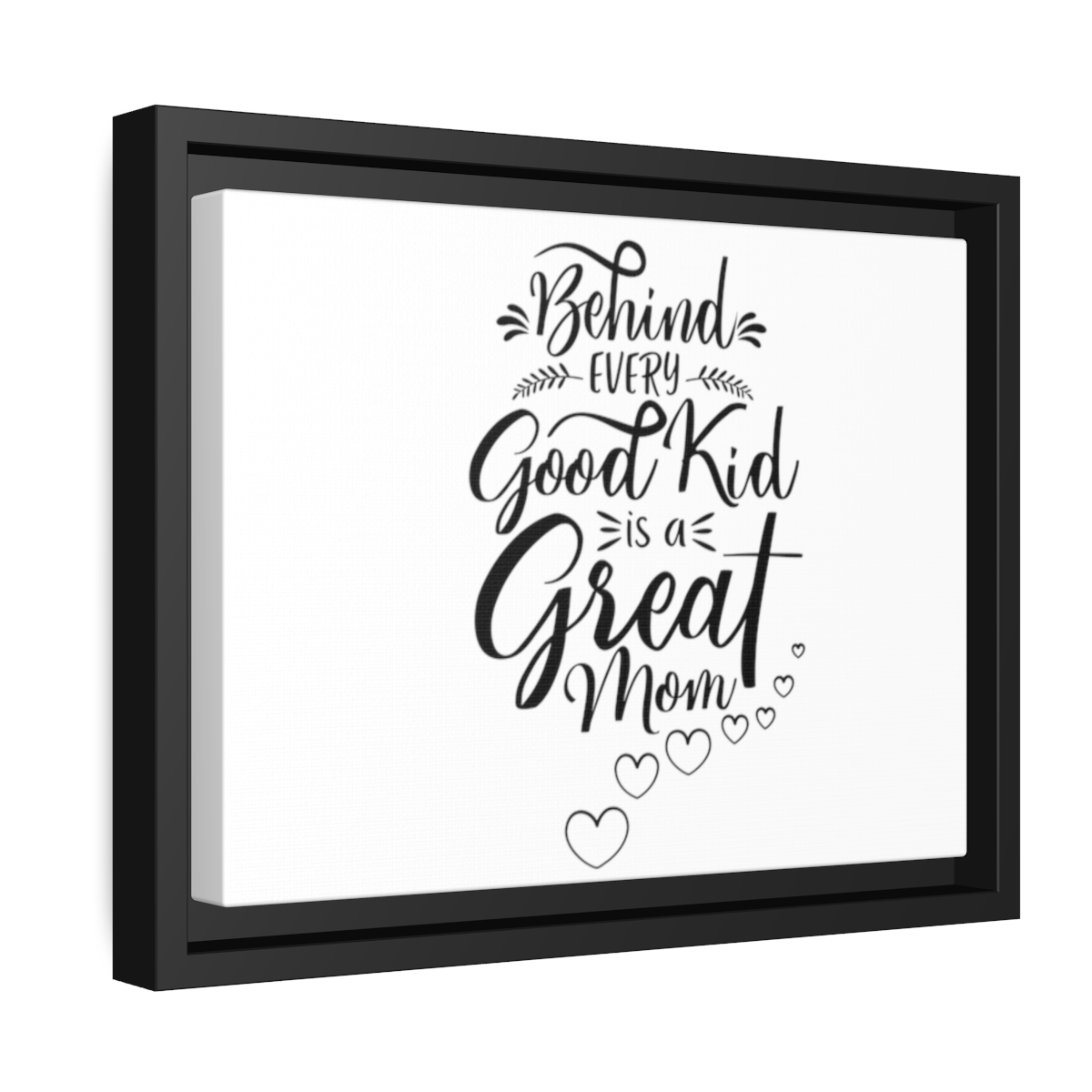 Mother's Day Matte Canvas, Black Frame